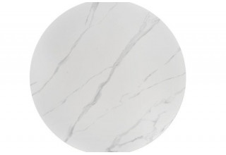 Halmar Reginald 120/76 (белый мрамор/серебряный)