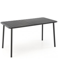 Кухонный стол Halmar Bosco 140/70/76 (черный)