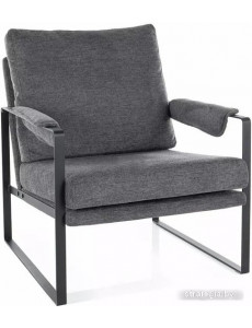 Интерьерное кресло Signal Focus Brego 18 (темно-серый/черный)