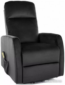 Электрический реклайнер Signal Leto Velvet 19 раскладное (черный)