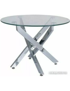 Журнальный столик Signal Agis A (прозрачный/хром)