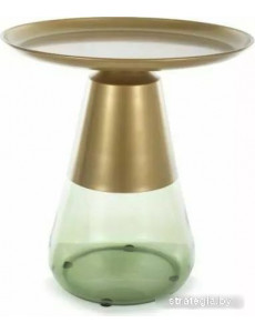 Журнальный столик Signal Tiffany A (золотой/зеленый)