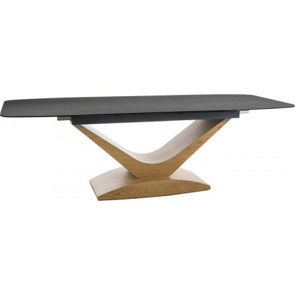 Кухонный стол Signal Dolce ceramic DOLCEJSZD180 (серый/дуб)