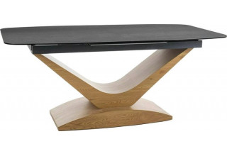 Кухонный стол Signal Dolce ceramic DOLCEJSZD180 (серый/дуб)