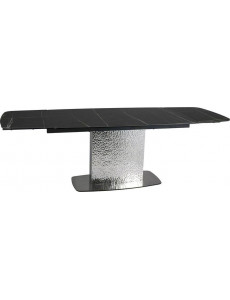 Кухонный стол Signal Moncler ceramic MONCLERCC160 (черный/черный матовый)