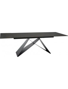 Кухонный стол Signal Westin ceramic WESTINBROC160 (коричневый/черный матовый)