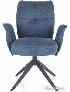 Стул с подлокотниками Signal Wing Brego 86 (синий/черный)
