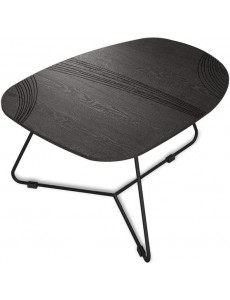 Журнальный столик Sheffilton SHT-CT52-2 (сонора/черный муар)