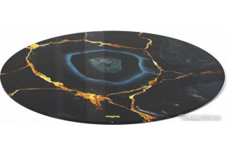 Кухонный стол Sheffilton SHT-TU4-1/TT32 80 стекло/МДФ (черный/титановый кварц)