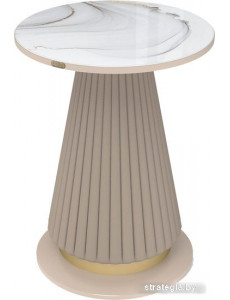 Журнальный столик Sheffilton SHT-CT38-C2 (корица/мраморное золото)