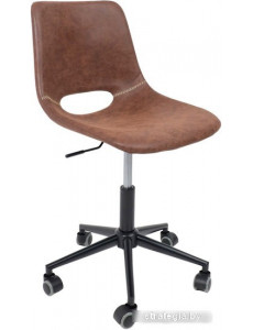 Кресло AksHome Gin (темно-коричневый/черный)