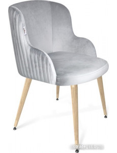 Стул Sheffilton SHT-ST39/S95-WH-1 (серое облако/прозрачный лак/черный муар)