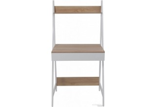 AksHome Shape (светлый дуб/белый металл)