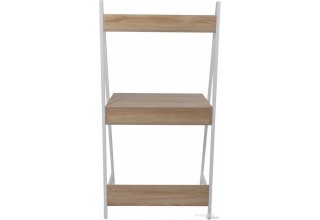 AksHome Shape (светлый дуб/белый металл)