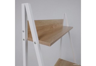 AksHome Shape (светлый дуб/белый металл)