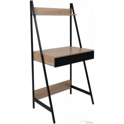 AksHome Shape (светлый дуб/черный металл)