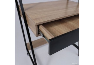 AksHome Shape (светлый дуб/черный металл)