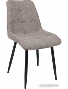 Стул AksHome Caris (бежевый микровелюр CD2302-4/черный)