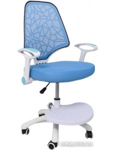 Офисное кресло AksHome Cinema (ткань/сетка, синий)