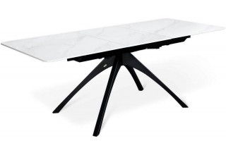 Sheffilton SHT-T76 (белый мрамор/черный)