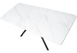 Sheffilton SHT-T76 (белый мрамор/черный)