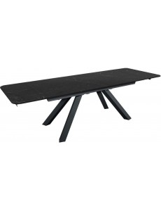 Кухонный стол Sheffilton SHT-T77 (серый мрамор/черный)