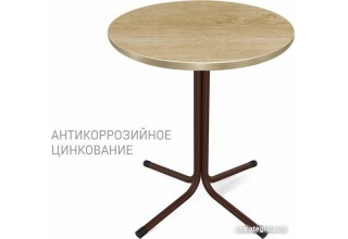 Sheffilton SHT-TU7-1/TT 60 ЛДСП (коричневый муар(цинк)/черный/дуб песочный)