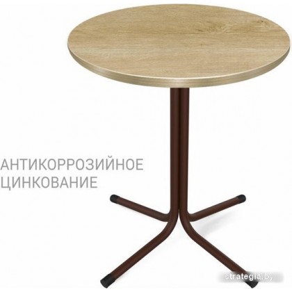 Sheffilton SHT-TU7-1/TT 60 ЛДСП (коричневый муар(цинк)/черный/дуб песочный)