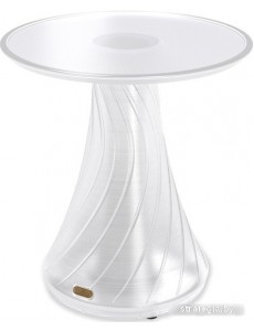 Журнальный столик Sheffilton Айс-лайтин (белый полупрозрачный/белый матовый)