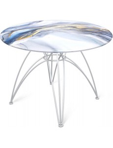 Журнальный столик Sheffilton SHT-S112/TT32 60 (хром лак/млечный путь)