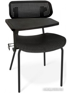 Офисное кресло Sheffilton SHT-S85М-RD с пюпитром (черный/черный муар)