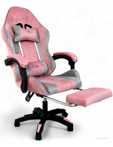 Кресло Calviano 1583 (серо-розовый велюр)