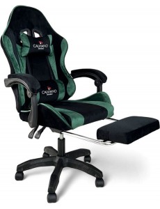 Кресло Calviano 1583 (черно-зеленый велюр)