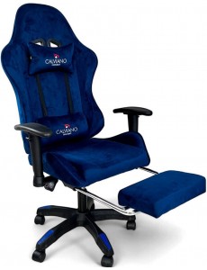 Офисное кресло Calviano 1585 (синий велюр)