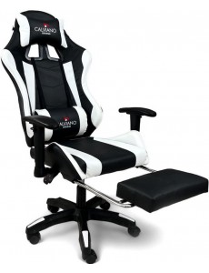 Офисное кресло Calviano 1585 (черный/белый)