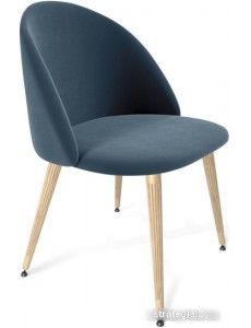 Стул Sheffilton SHT-ST35/S95-WH-1 (тихий океан/прозрачный лак/черный муар)