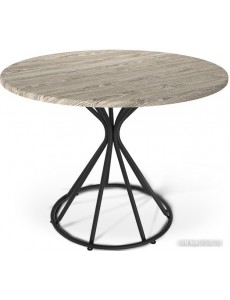 Кухонный стол Sheffilton SHT-TU4-1/TT 90 (черный муар/арон)