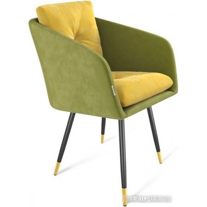 Sheffilton SHT-ST43-2/S95-1 (фисташковый десерт/черный муар/золото)