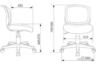 Бюрократ CH-W296NX (серый Neo Grey)