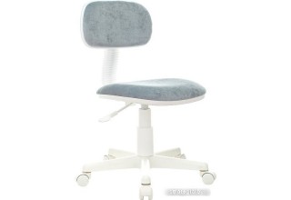 Бюрократ CH-W201NX (серо-голубой Light-28/пластик белый)