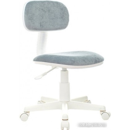 Бюрократ CH-W201NX (серо-голубой Light-28/пластик белый)