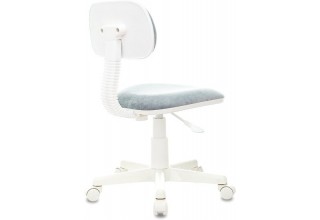 Бюрократ CH-W201NX (серо-голубой Light-28/пластик белый)