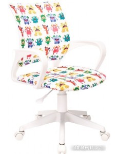 Офисное кресло Бюрократ Burokids 1W 1687096 (белый/пластик белый)