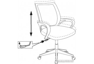 Бюрократ Burokids 1W 1687096 (белый/пластик белый)