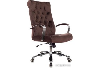 Бюрократ T-9928SL Fabric (коричневый Italia 6/крестовина металл хром)