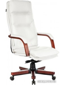 Кресло Бюрократ T-9927WALNUT (слоновая кость)