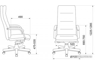 Бюрократ T-9927WALNUT (слоновая кость)