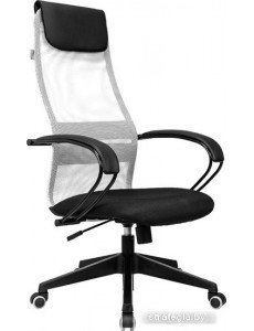 Офисное кресло Бюрократ CH-607 (светло-серый TW-02/сетка)