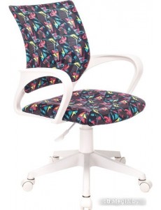 Офисное кресло Бюрократ Burokids 1W 1687097 (мультиколор геометрия/пластик белый)
