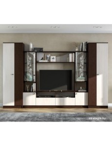 Стенка NN мебель МГС 8 исп 1 ЛДСП (дуб венге/ясень анкор светлый)